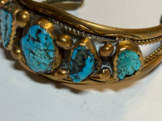 Vintage Turquoise Cuff Bracelet