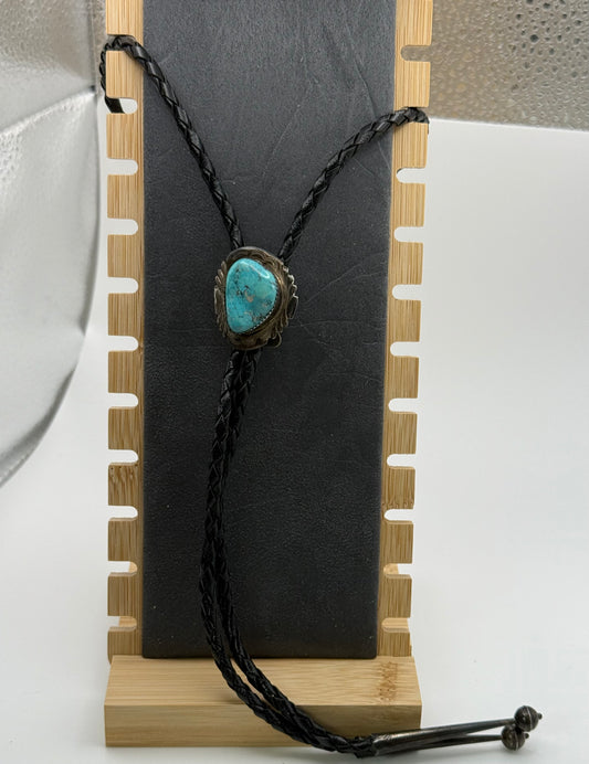 Sterling Silver and Turquoise Bolo Native Style