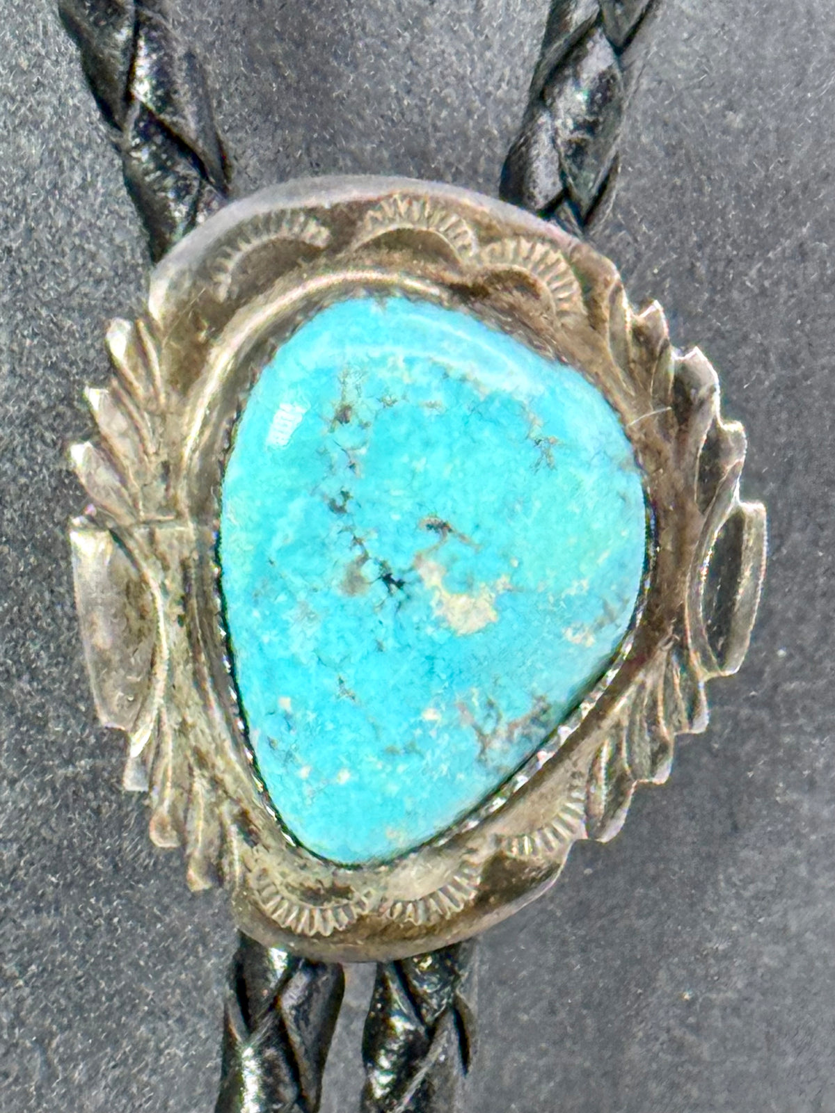 Sterling Silver and Turquoise Bolo Native Style