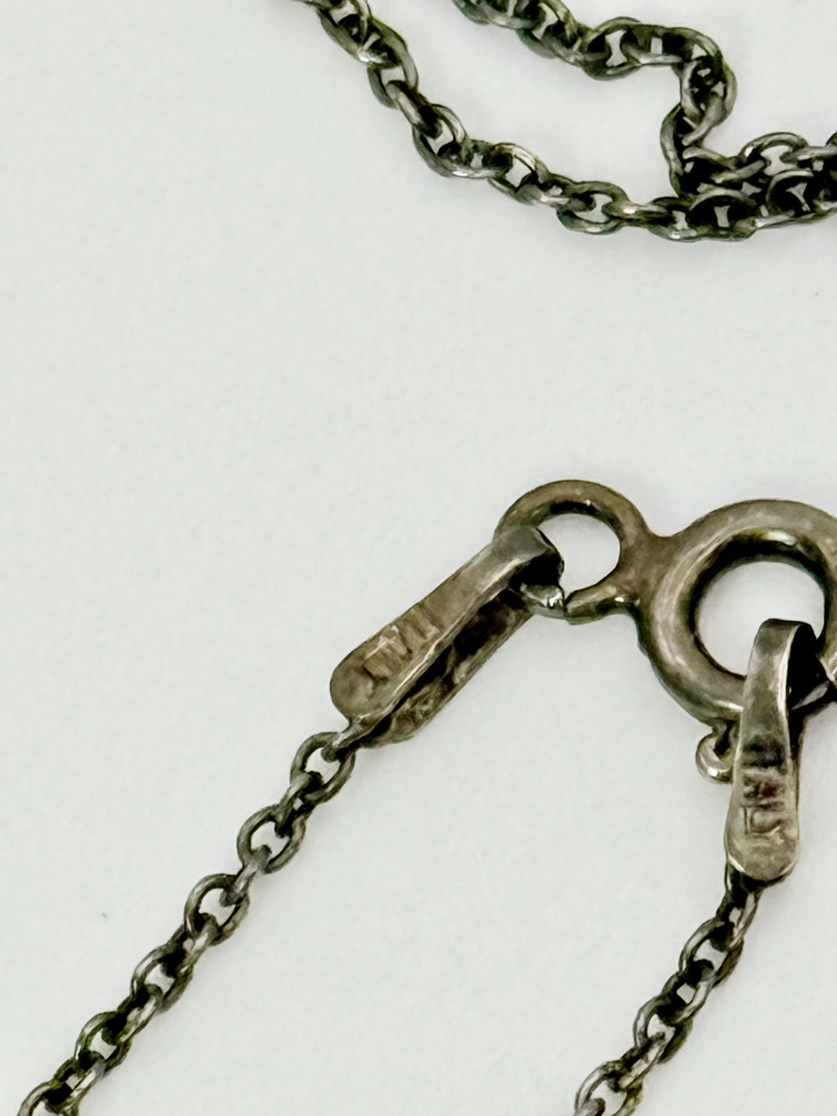 Vintage Sterling Cross Necklace- Mexico