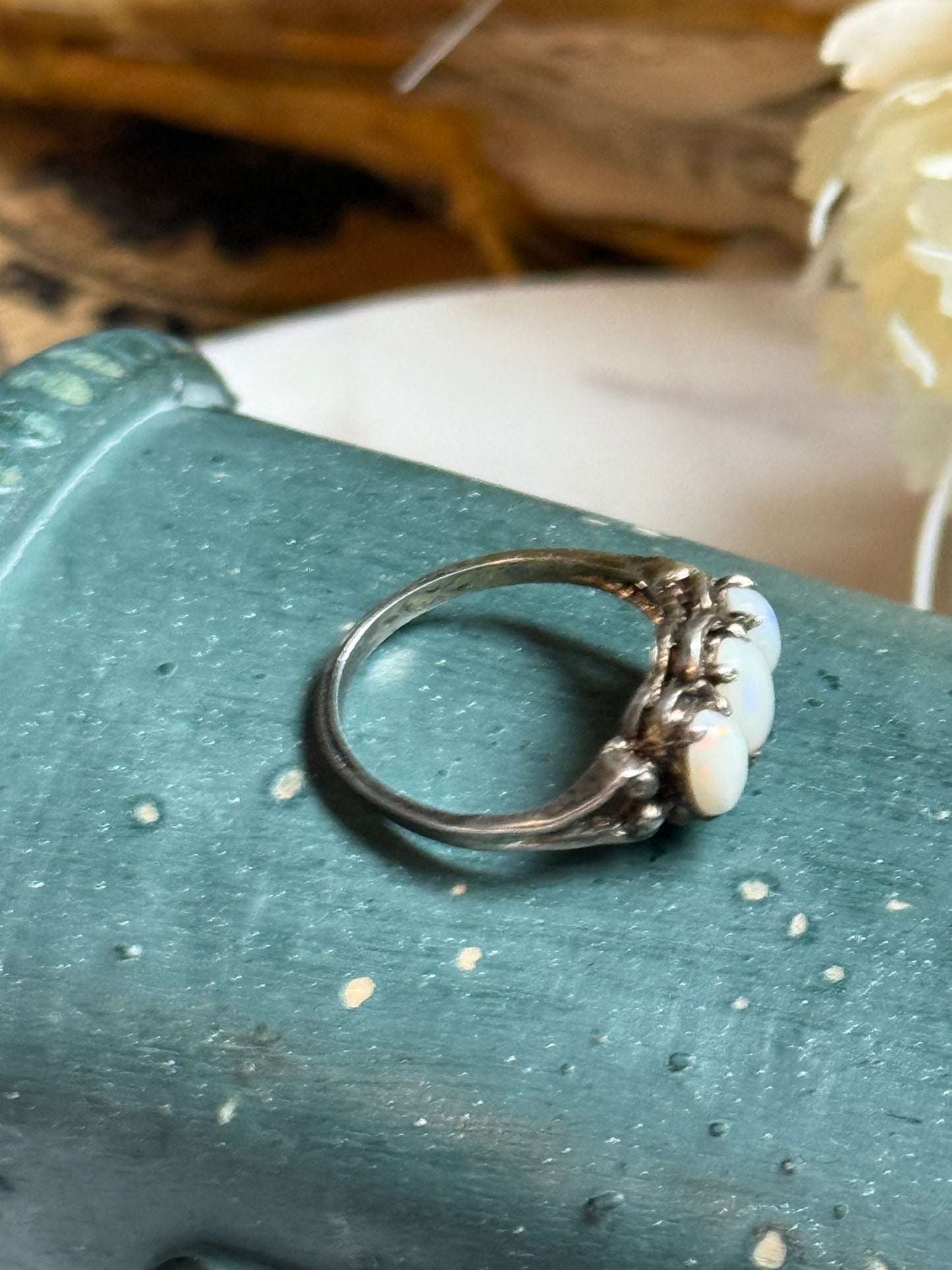 Vintage Genuine Opal Ring