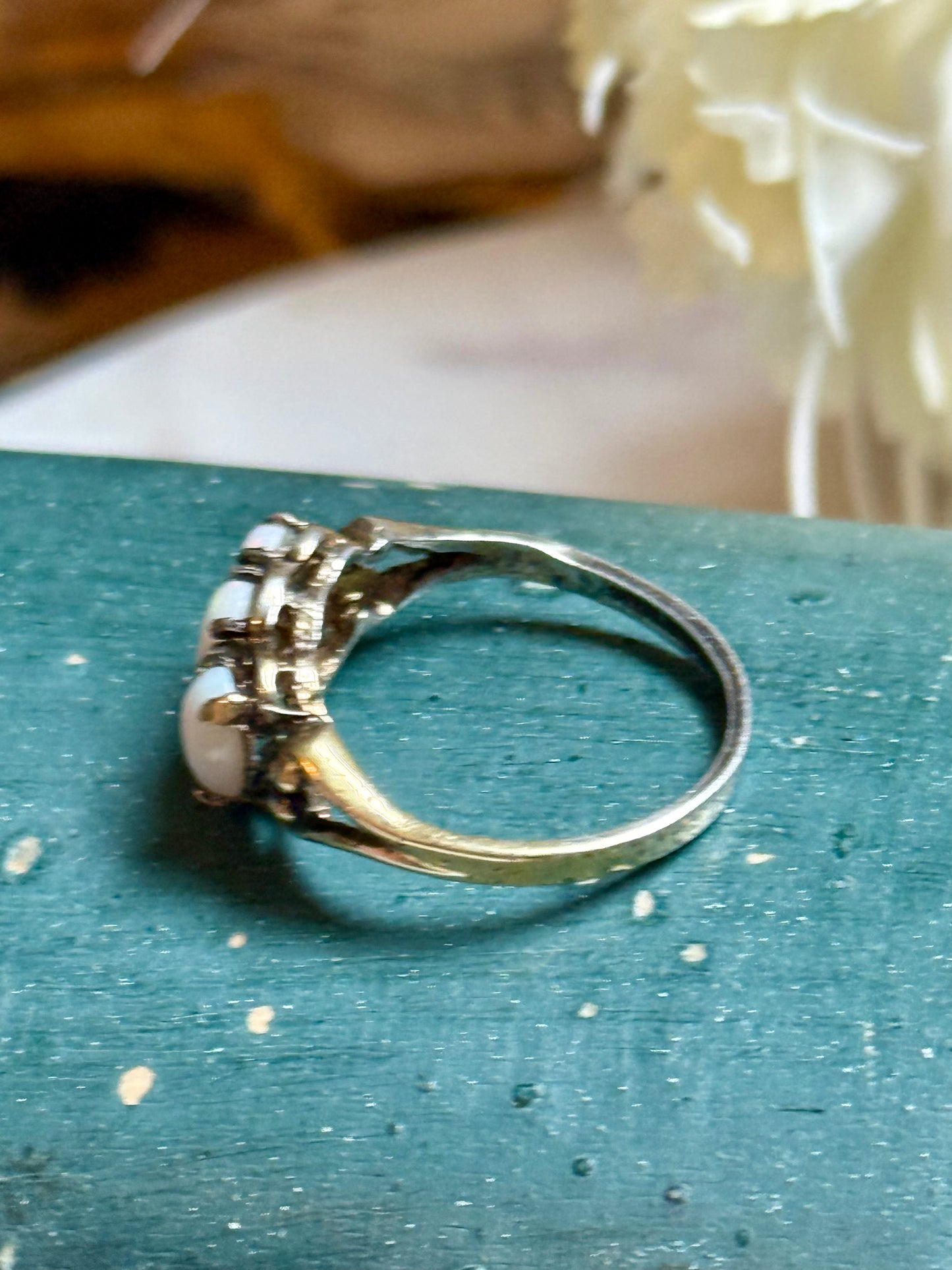 Vintage Genuine Opal Ring