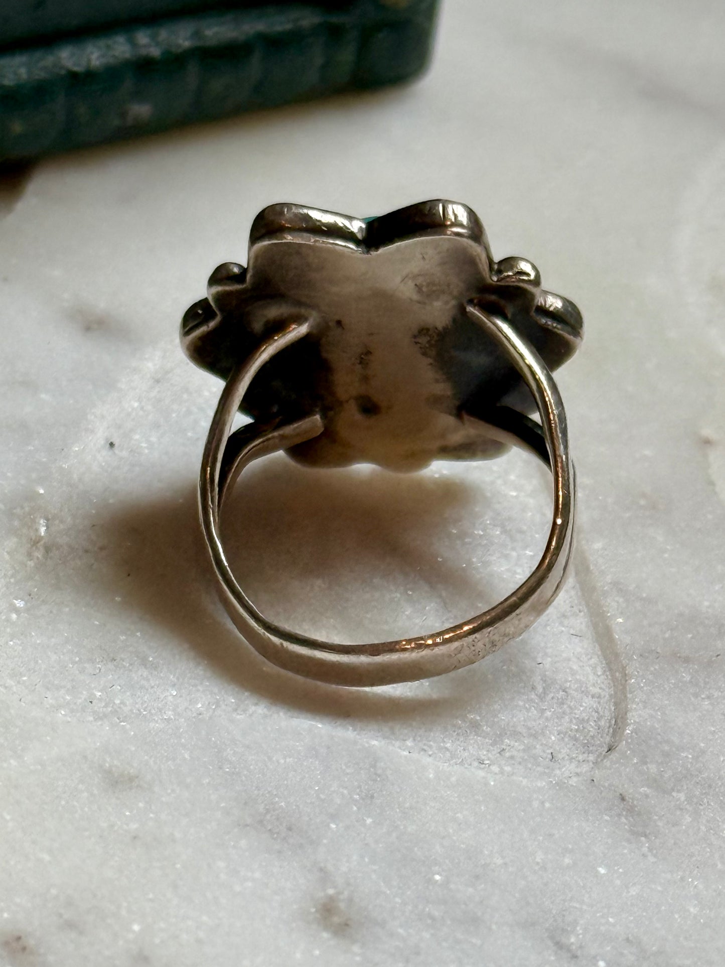 Vintage Native Style Turquoise Ring