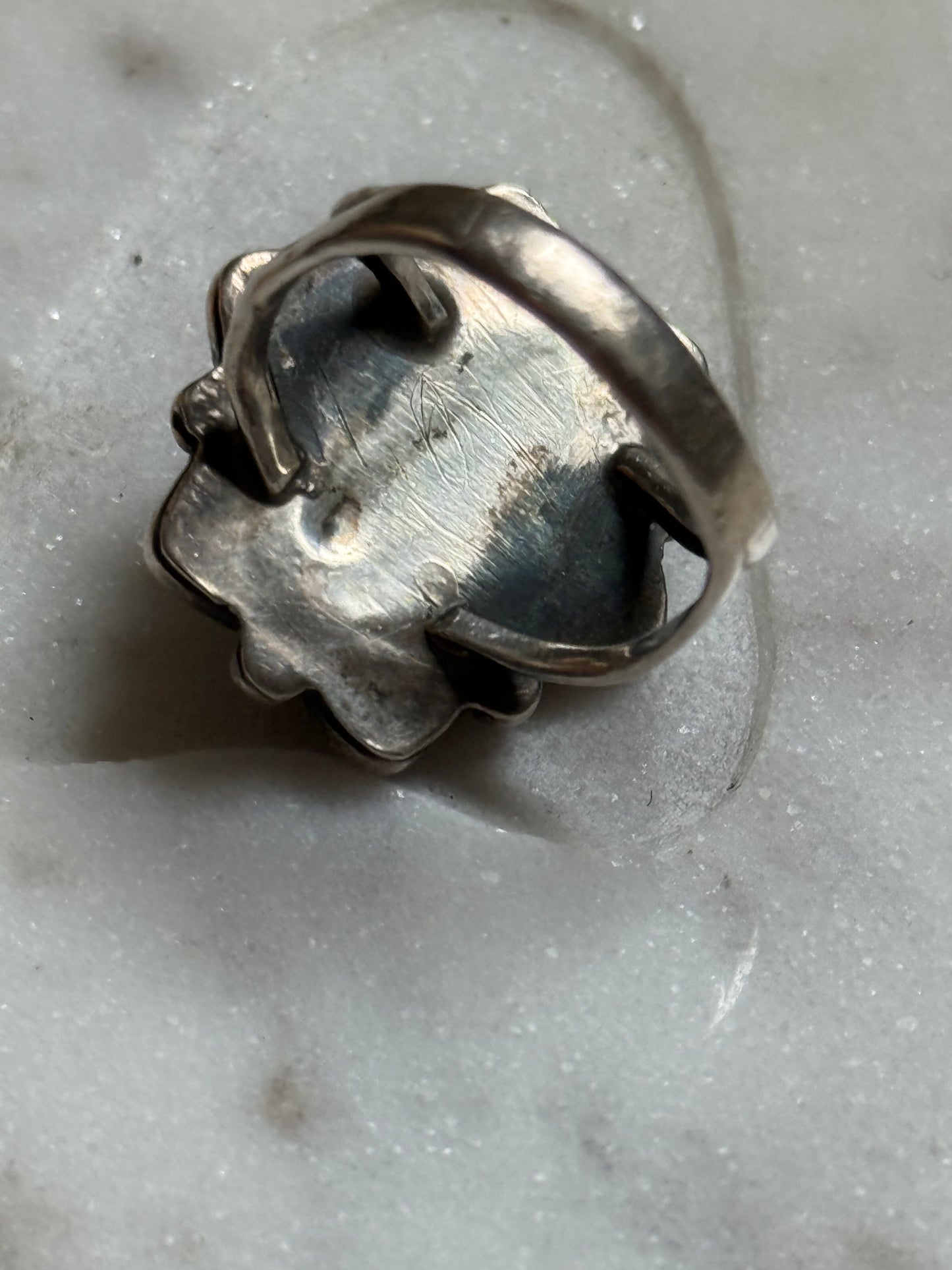 Vintage Native Style Turquoise Ring