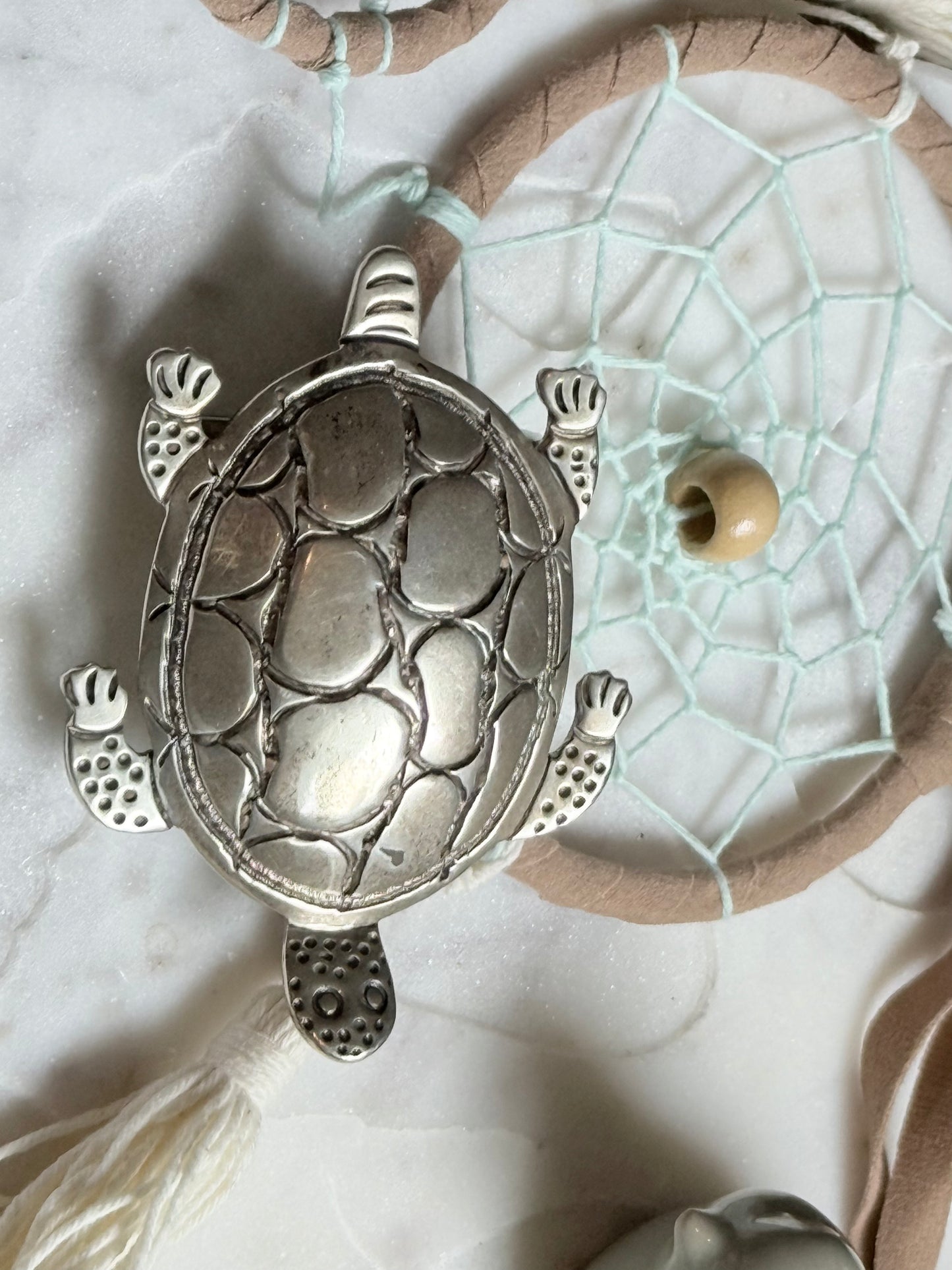 Sterling Turtle Belt Buckle
