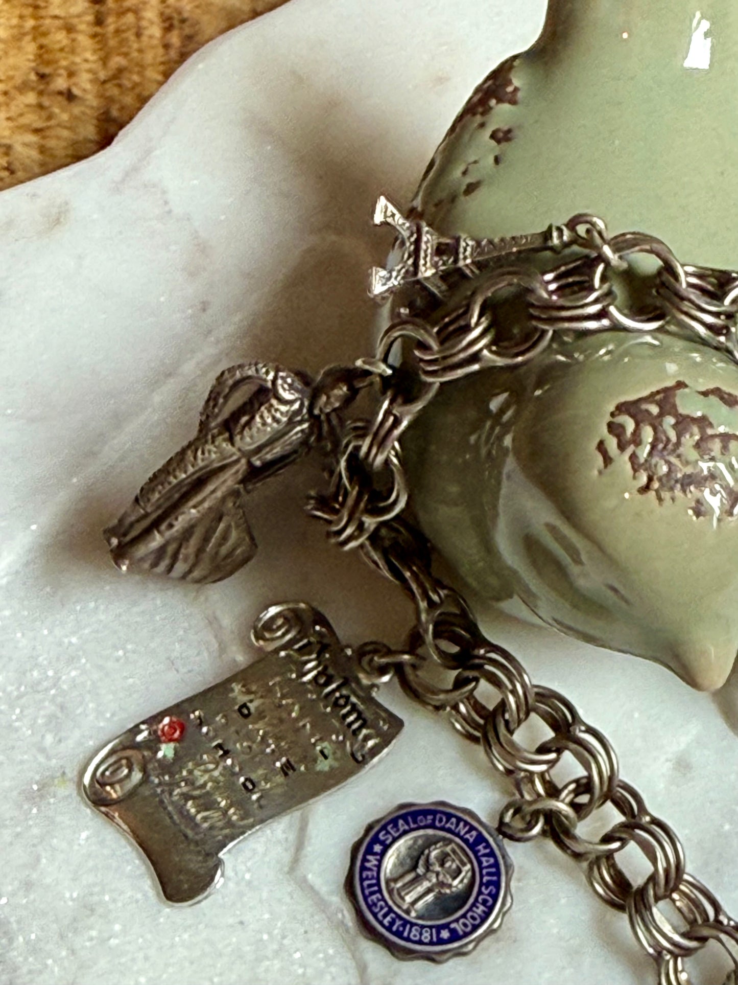 Vintage Sterling Charm Bracelet