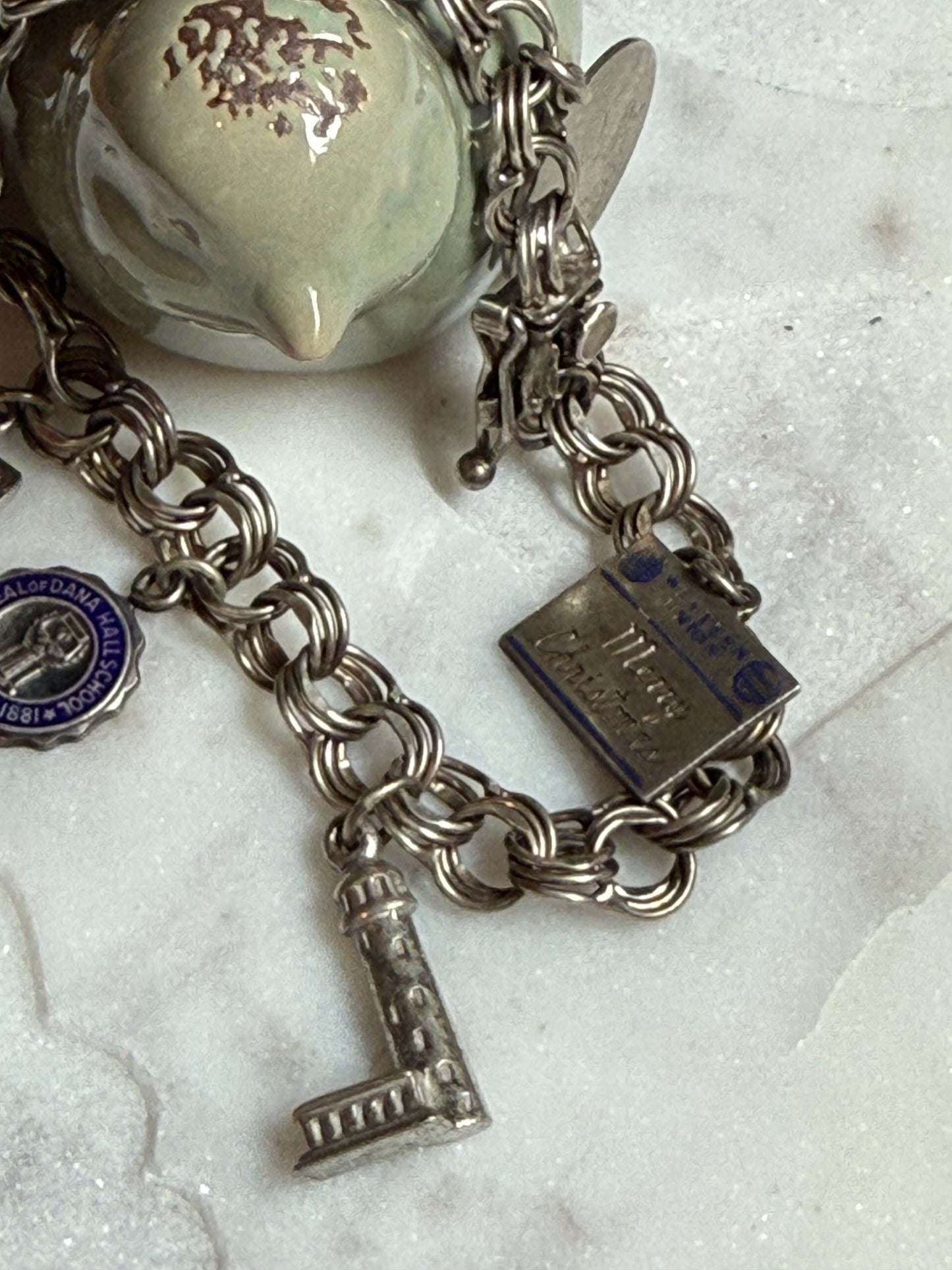 Vintage Sterling Charm Bracelet