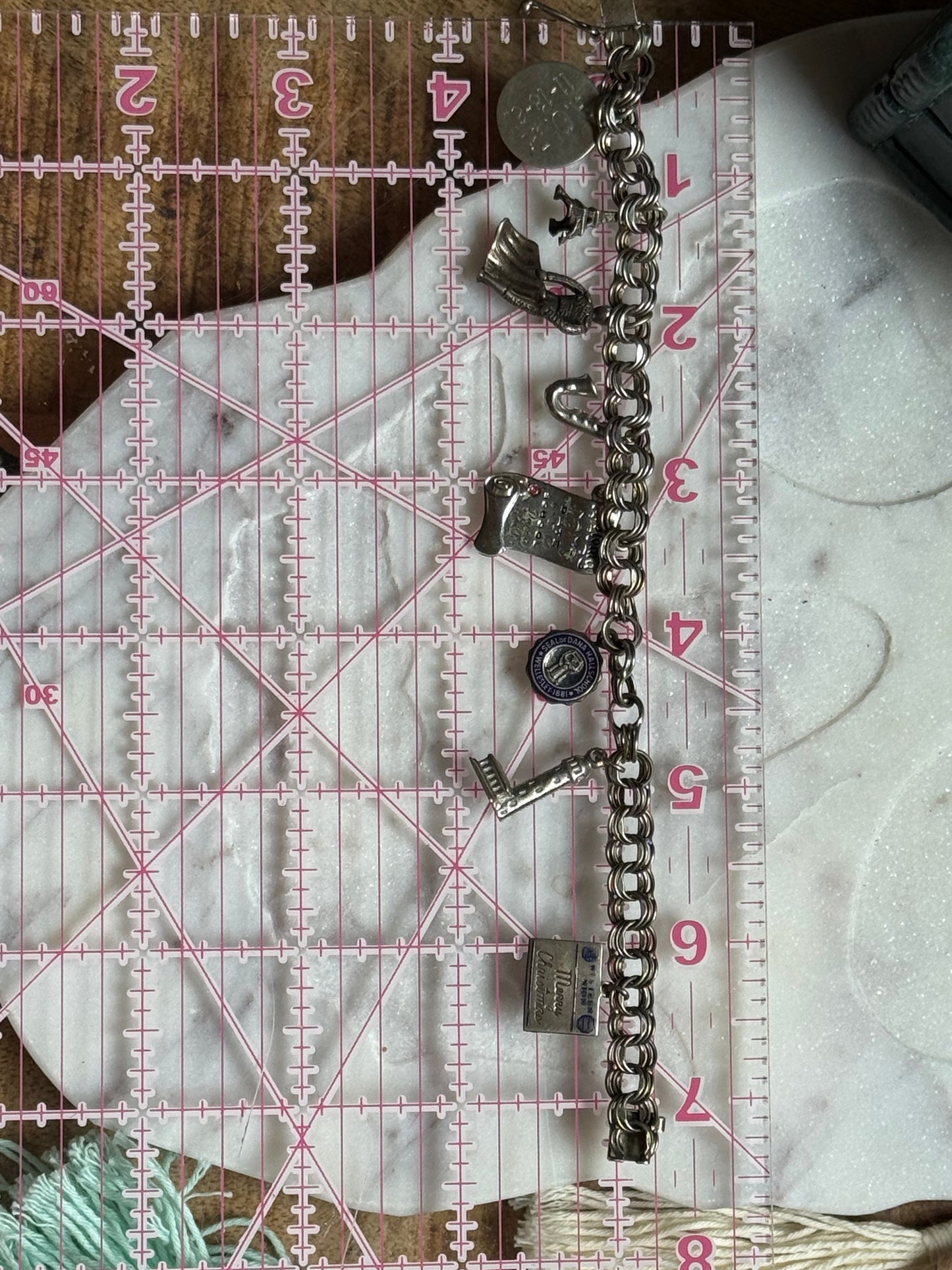 Vintage Sterling Charm Bracelet