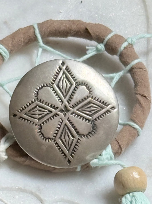 Stamped Sterling Button