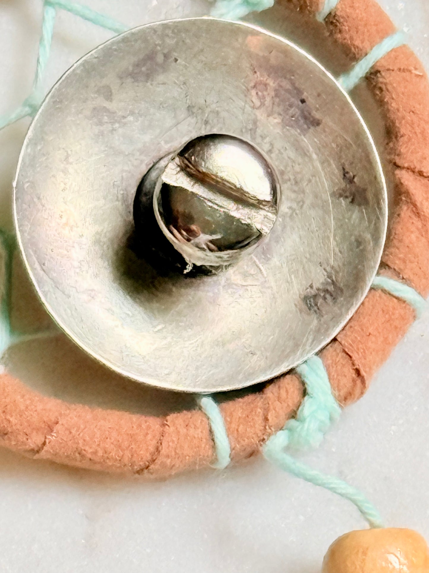 Stamped Sterling Button