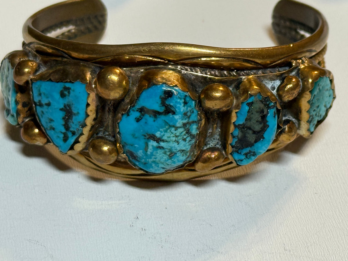 Vintage Turquoise Cuff Bracelet