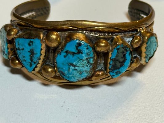 Vintage Turquoise Cuff Bracelet