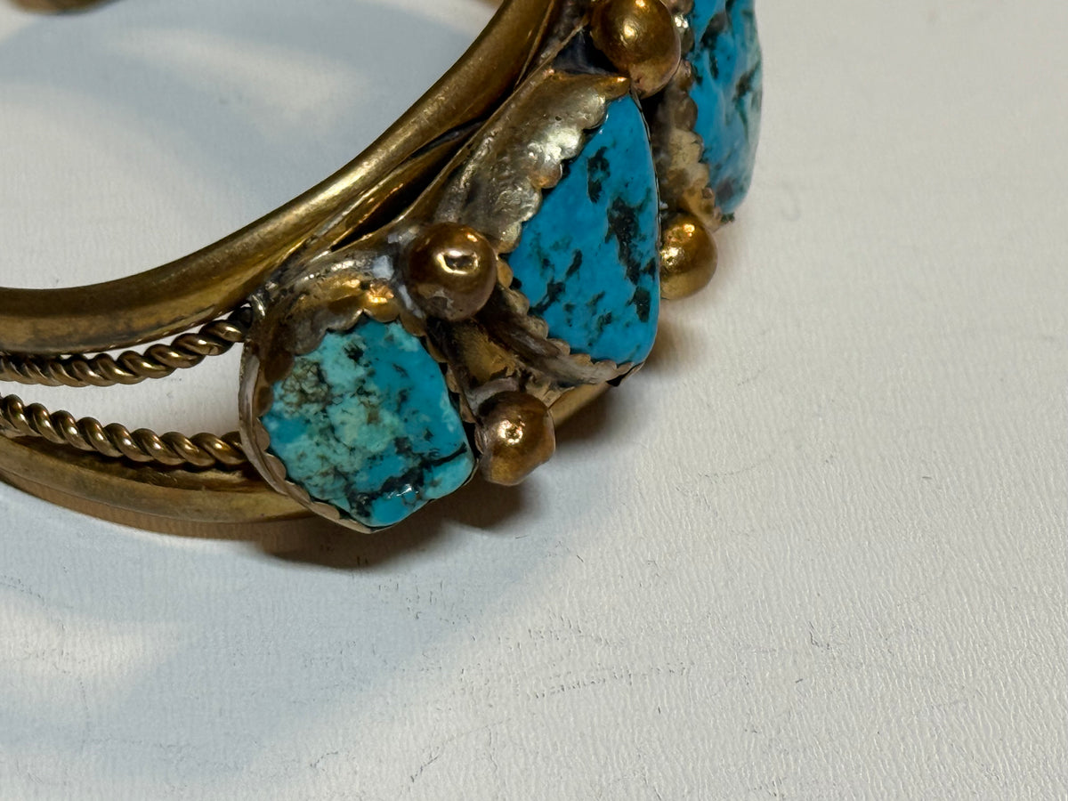 Vintage Turquoise Cuff Bracelet