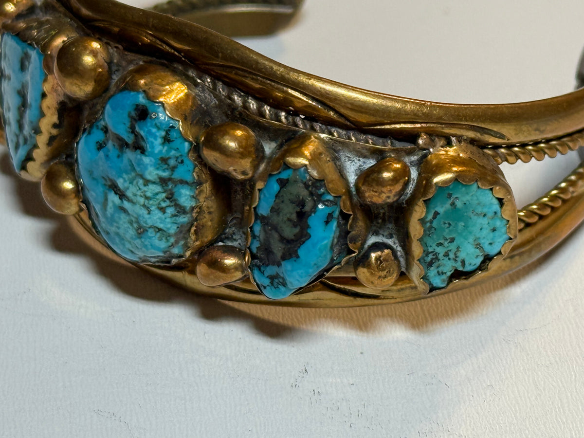 Vintage Turquoise Cuff Bracelet